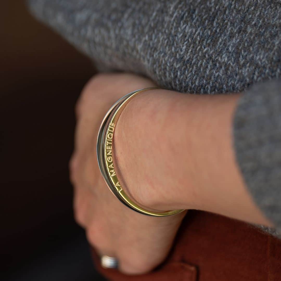 Bracelet la magnétique plaqué or