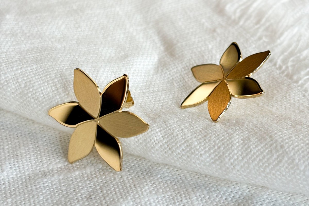 Boucle d'oreille Leonie large