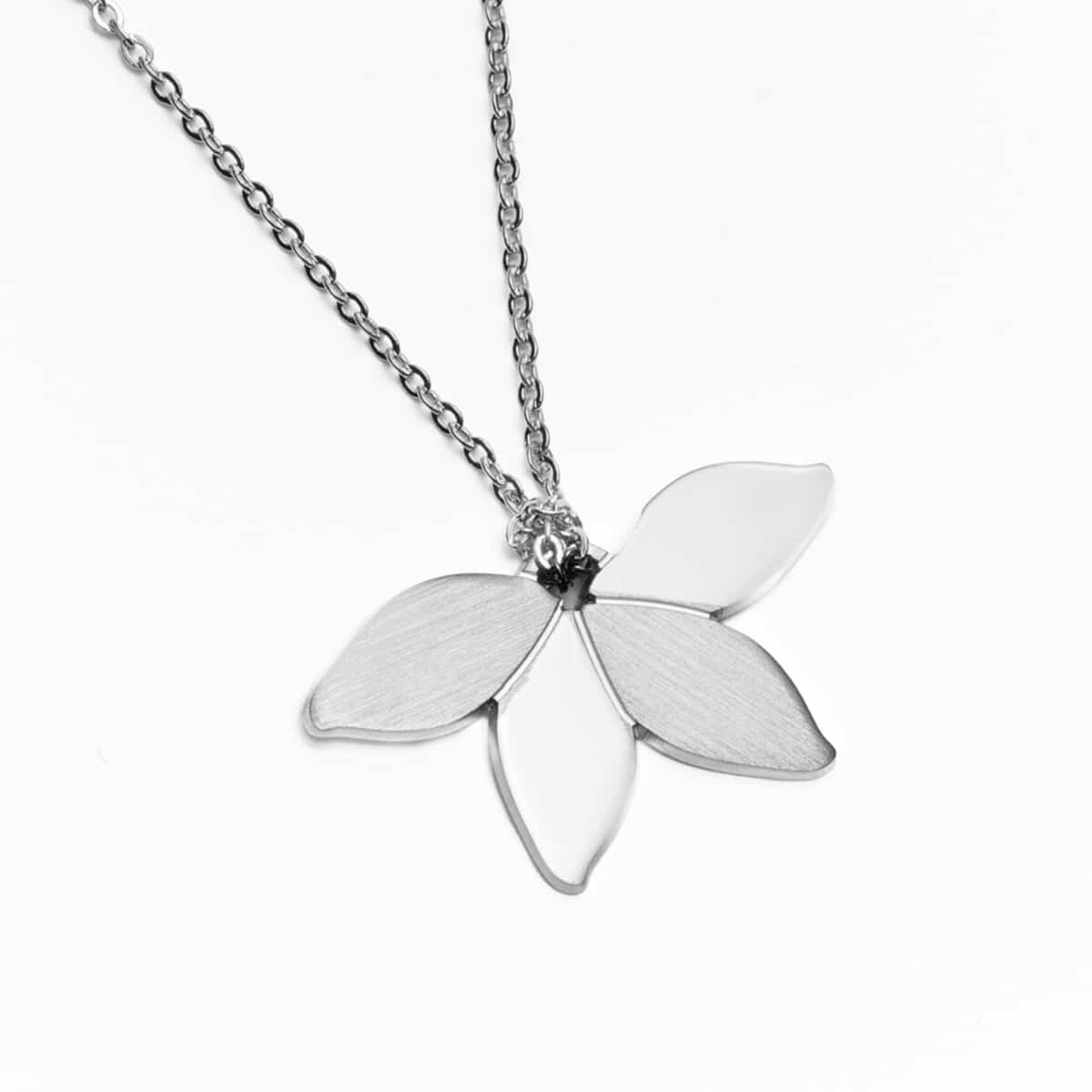 Collier Flora Argent