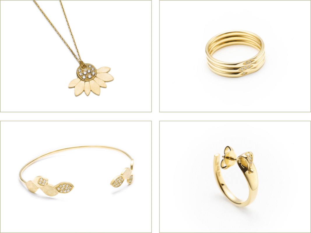 Bijoux en or 18 carats et diamants blancs