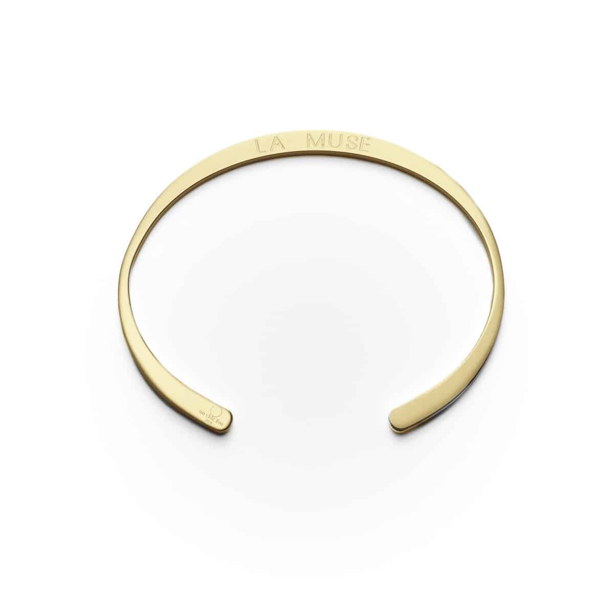 LA MUSE gold-plated bracelet