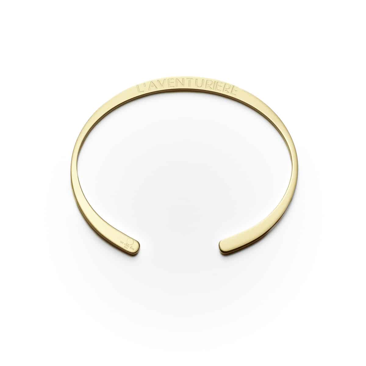 L'AVENTURIÈRE gold-plated bracelet
